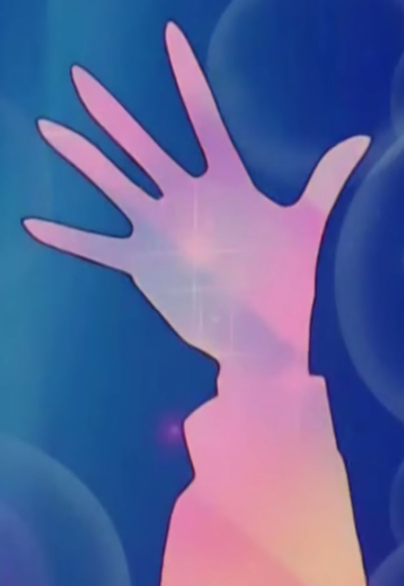 Art of a hand from Sailor Moon